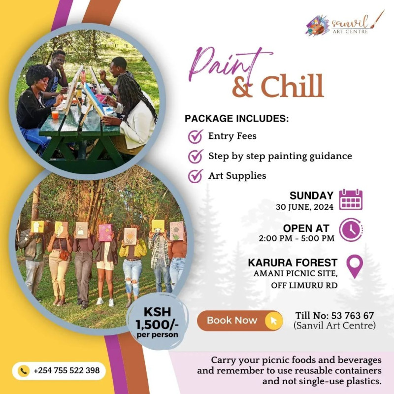 Paint And Chill At Karura Forest Amani Picnic Site