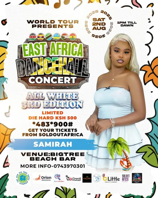 08-02 East Africa Dancehall Concert at Big Tree Beach Bar