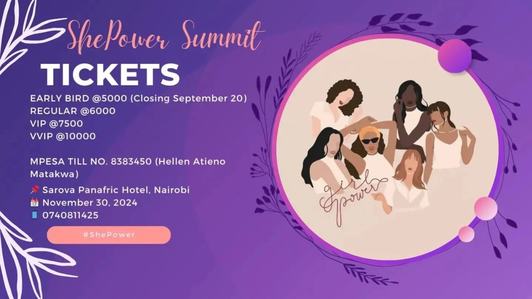 She Power Summit At Sarova Panafric Hotel, Nairobi