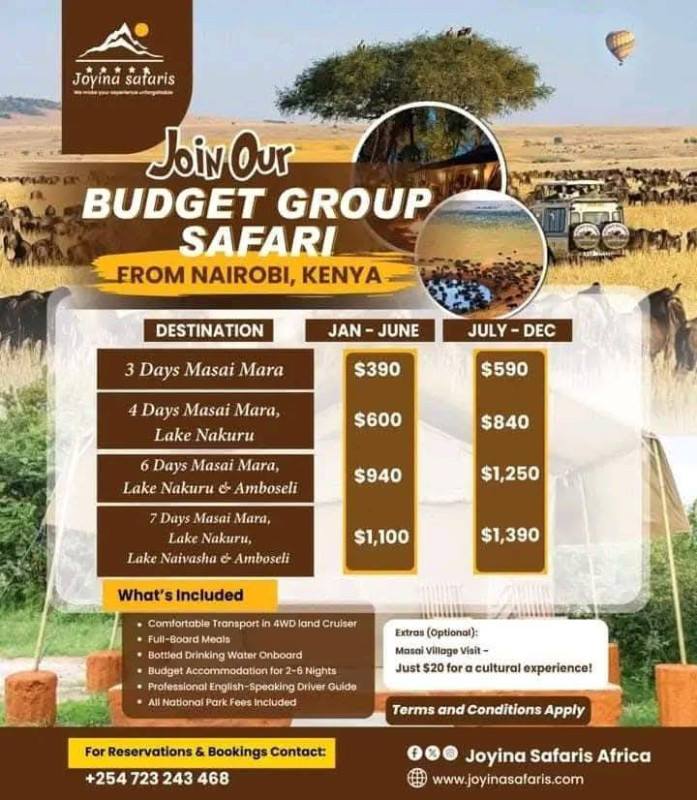 01-12 Budget Group Safaris from Nairobi