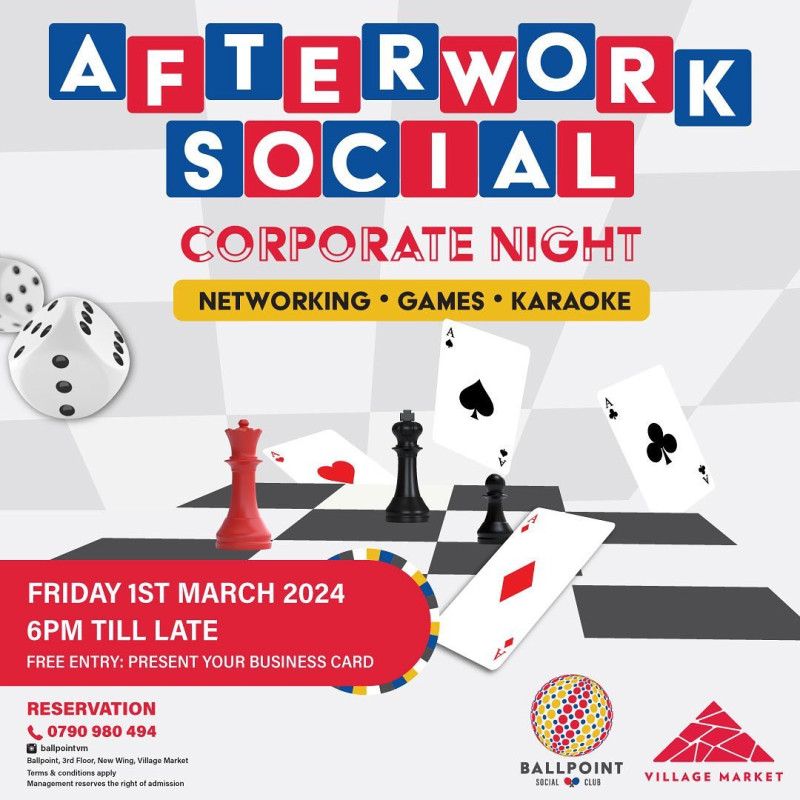 Afterwork Social Corporate Night Ballpoint Social Club Village Market