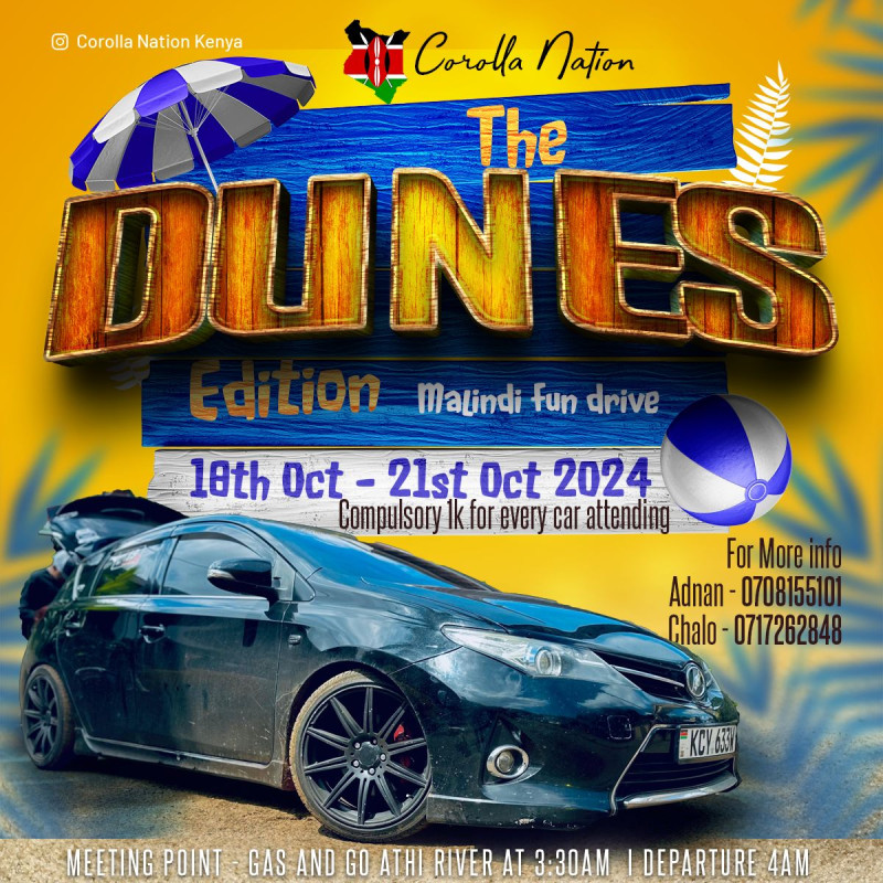 The Dunes Edition Malindi Fun Drive At Gas And Go, Athi River