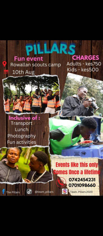 08-10 Join "PILLARS" for a Fun-Filled Event at Rowallan Scouts Camp!