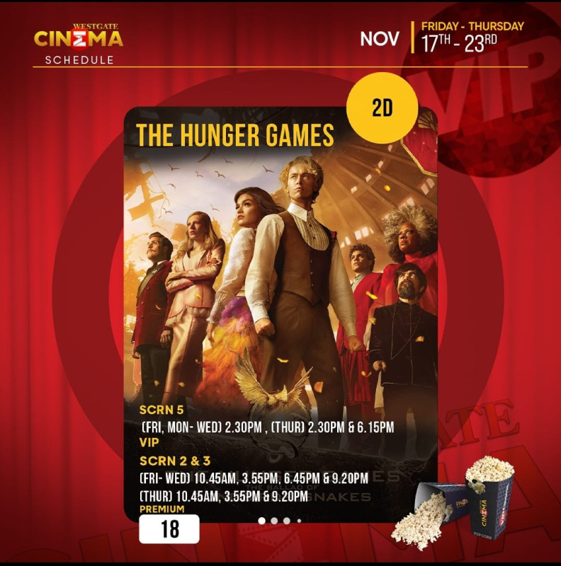 Weekly Movie Schedule Westgate Cinema Westgate Mall