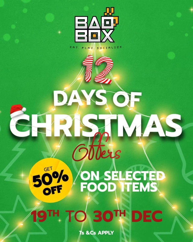 12 Days Of Christmas Offers Bao box café