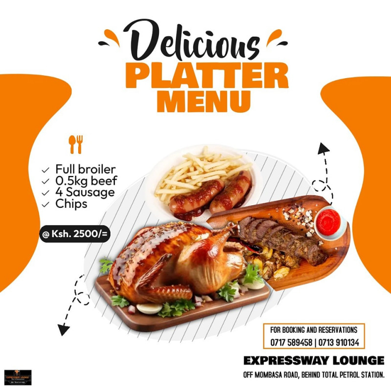 Delicious Platter Menu Expressway Lounge