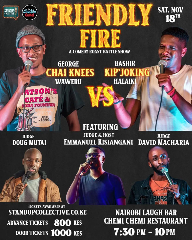 Friendly Fire A Comedy Roast Battle Show Chemi Chemi Restaurant