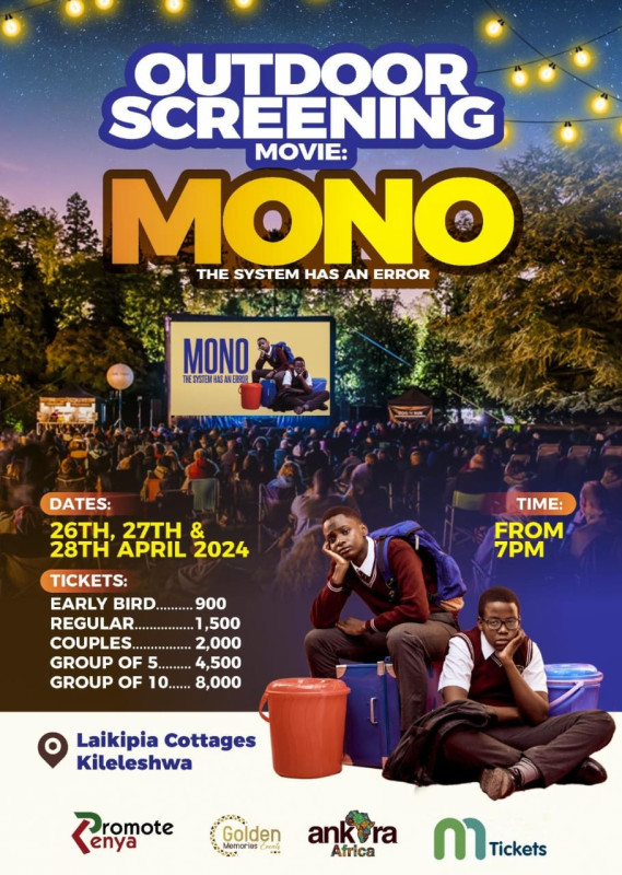 Outdoor Screening Movie At Laikipia Cottages Kileleshwa