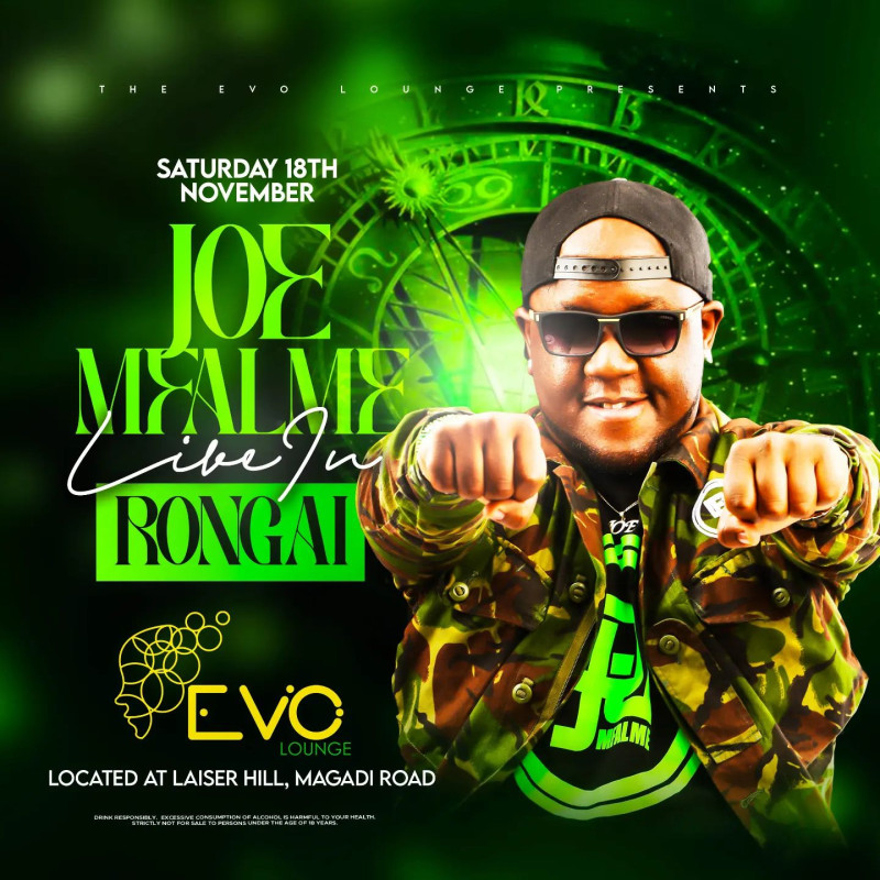 Joe Mfalme Live in Rongai Evo Lounge Rongai