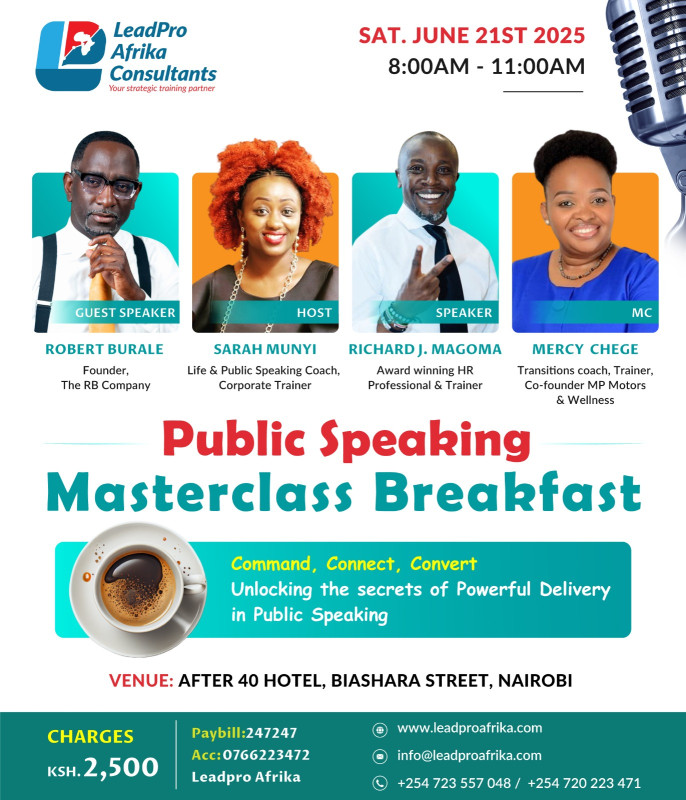 06-21 Public Speaking Masterclass Breakfast at After 40 Hotel