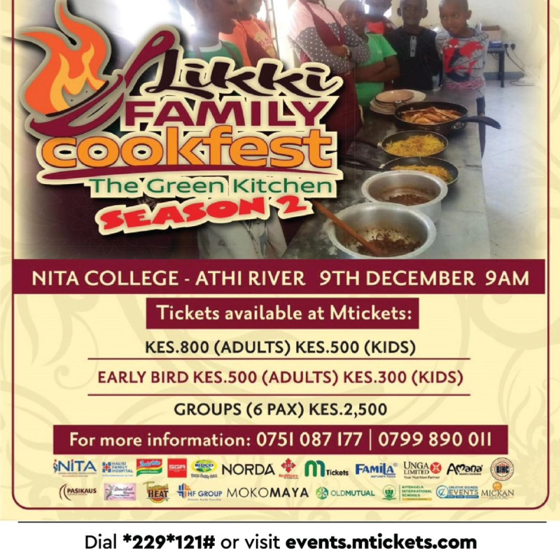 Likki Family Cookfest Season 2 The Green Kitchen Nita College Athi River