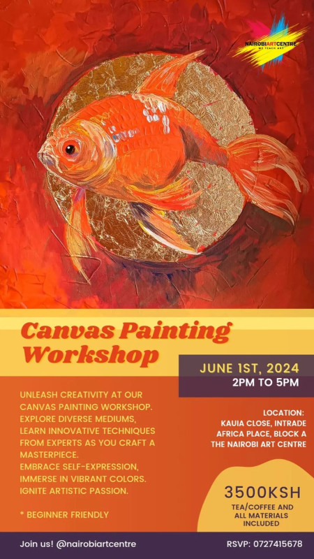 Canvas Painting Workshop At Kauia close Intrade Africa Place Block A The Nairobi Art Centre