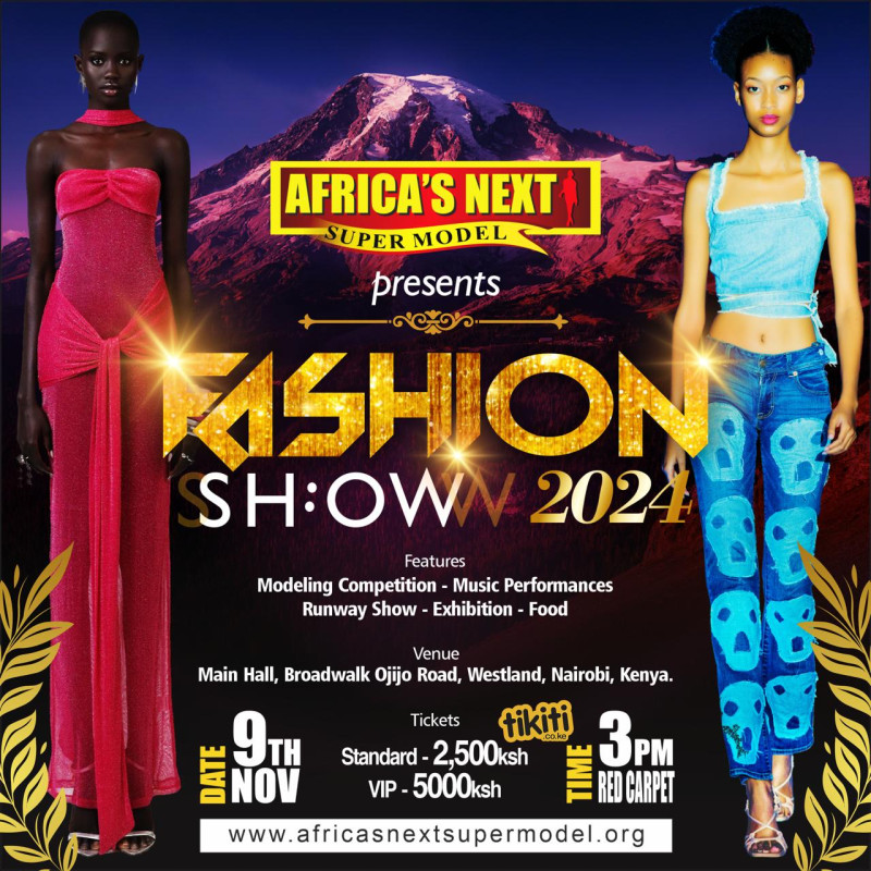 Africa's Next Super Model At Main Hall, Broadwalk Ojijo Road, Westland, Nairobi, Kenya