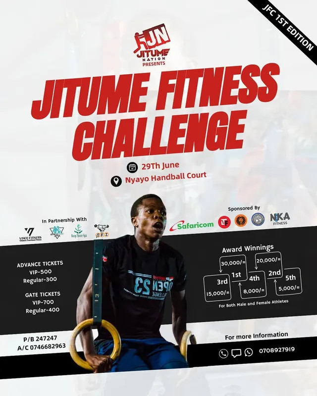 06-29 Jitume Fitness Challenge at Nyayo Handball Court