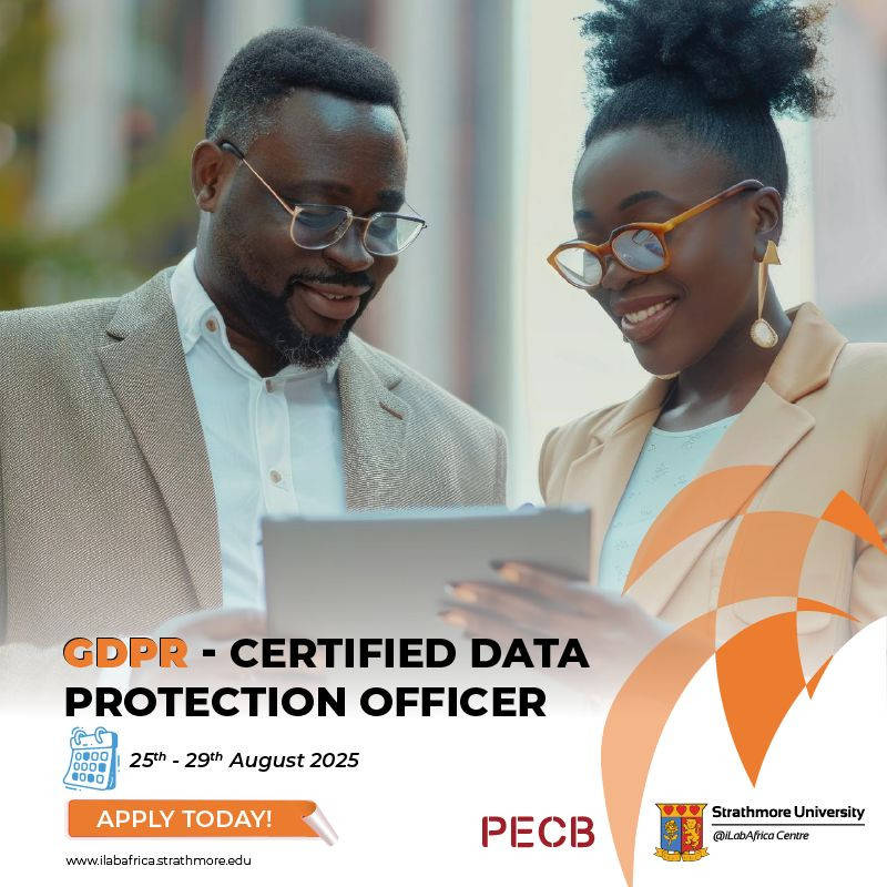 08-25 GDPR Certified Data Protection Officer Training at Nairobi