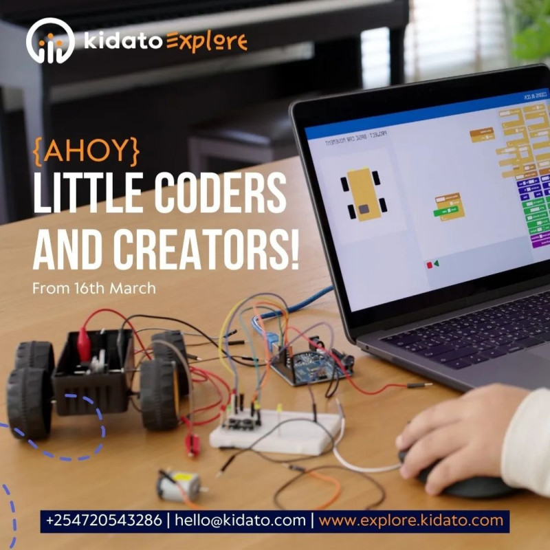 Little Coders and Creators Class at Kidato School