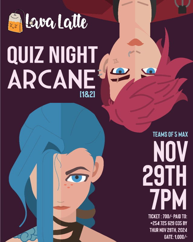 11-29 Arcane Quiz Night at Lava Latte, Nairobi