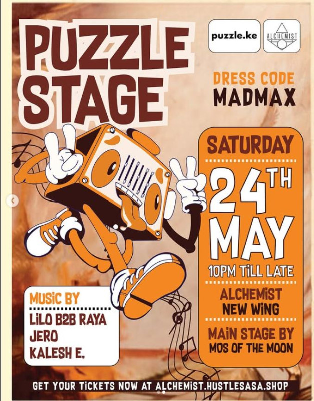 Get ready for the Puzzle Stage at Alchemist’s New Wing on Sat, 24th May from 10PM till late!