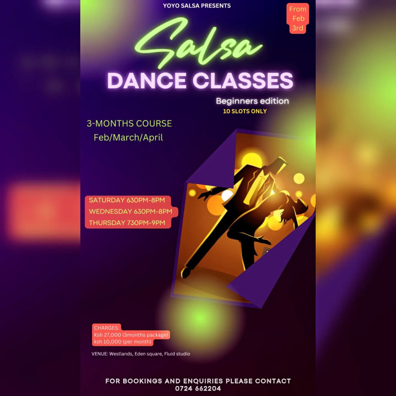 Salsa Dance Classes Yoyo Salsa Westlands