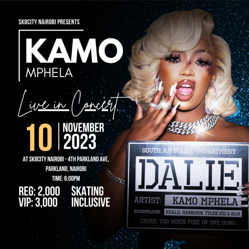 Kamo Mphela Live in Concert Sk8city Nairobi