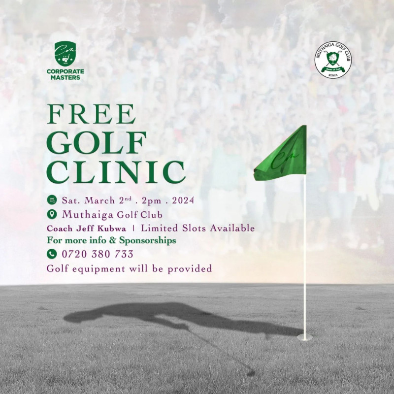 Free Golf Clinic Muthaiga Golf Club