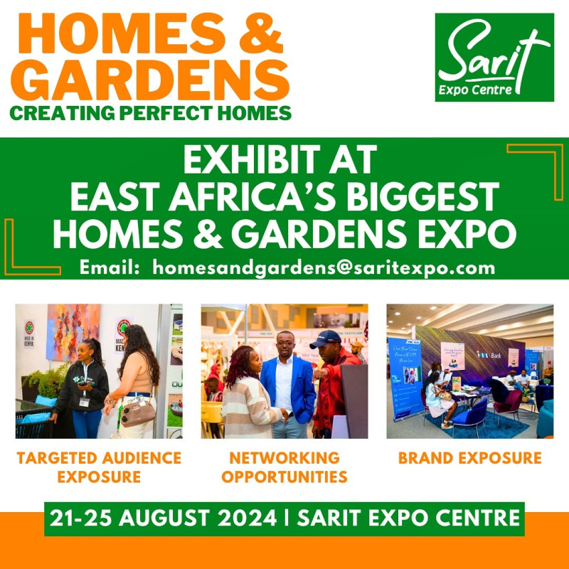 Exhibit At East Africa's Biggest Homes And Gardens expo At Sarit Expo Centre