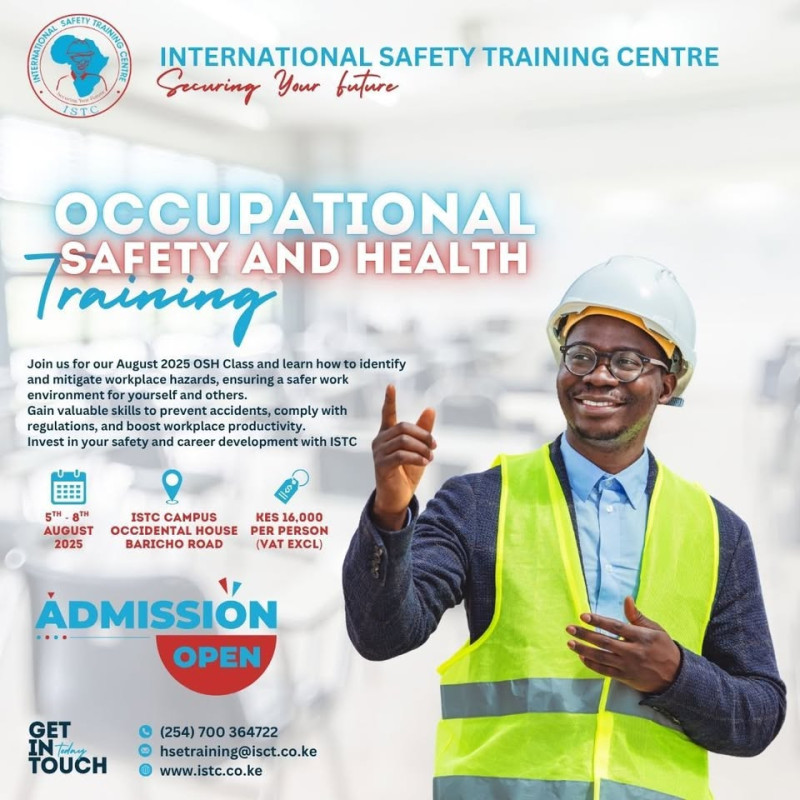 08-05 Occupational Safety and Health Training at ISTC Campus