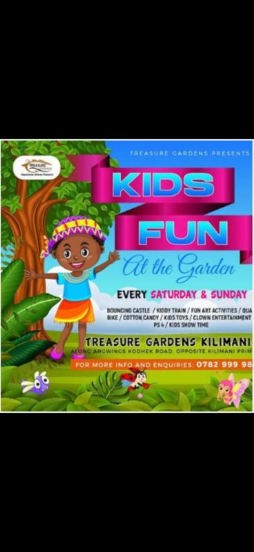 Kids Fun At Treasure Gardens Kilimani