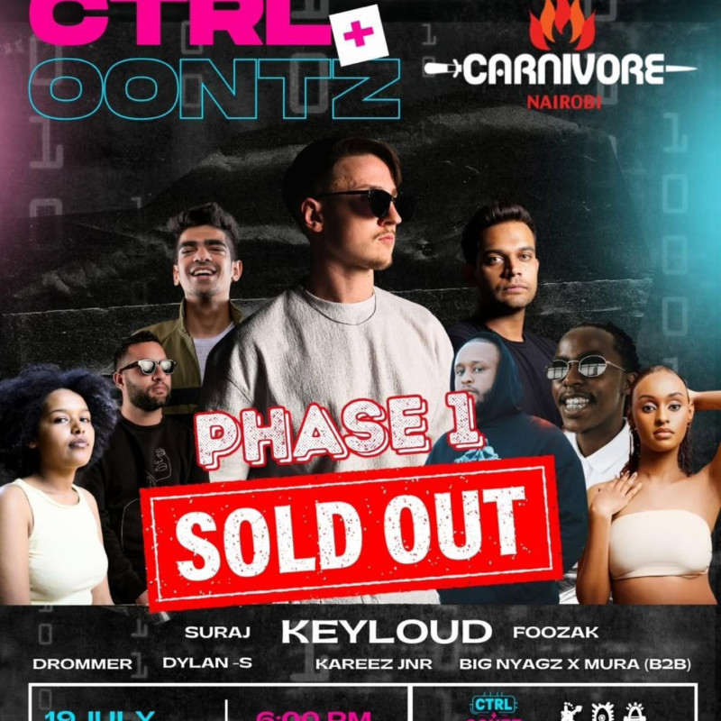 07-19 Ctrl Oontz Carnivore at Carnivore Nairobi