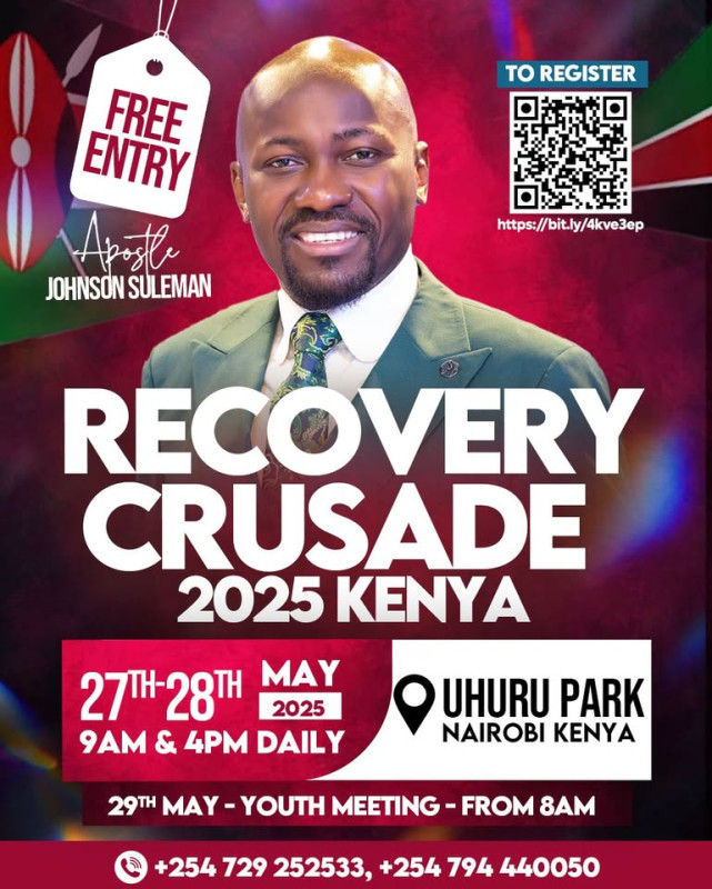 05 - 27 Recovery Crusade 2025 with Apostle Johnson Suleman!