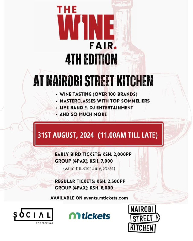 The Wine Fair 4th Edition At Nairobi Street Kitchen