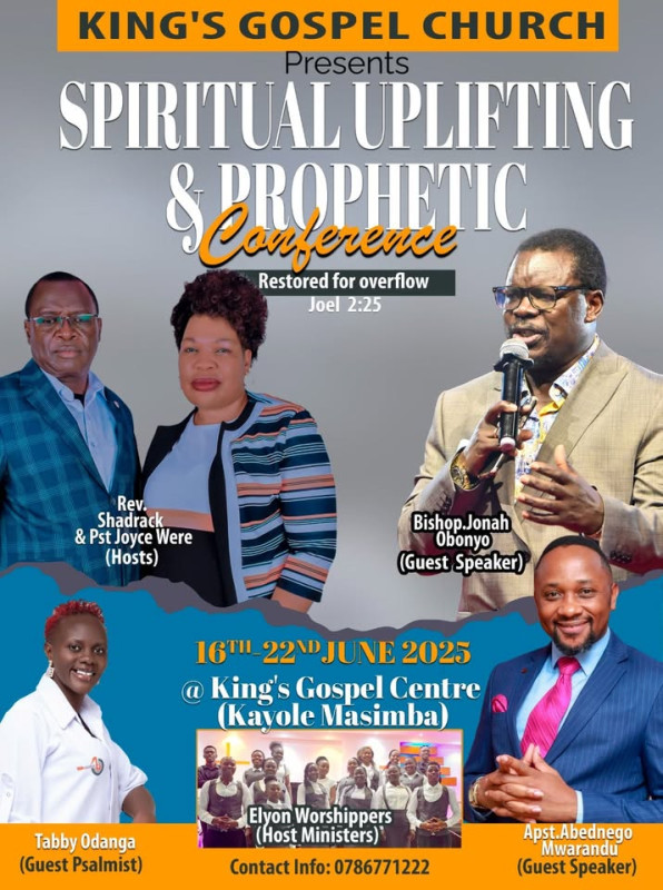 06-16 Spiritual Uplifting & Prophetic Conference at kayole