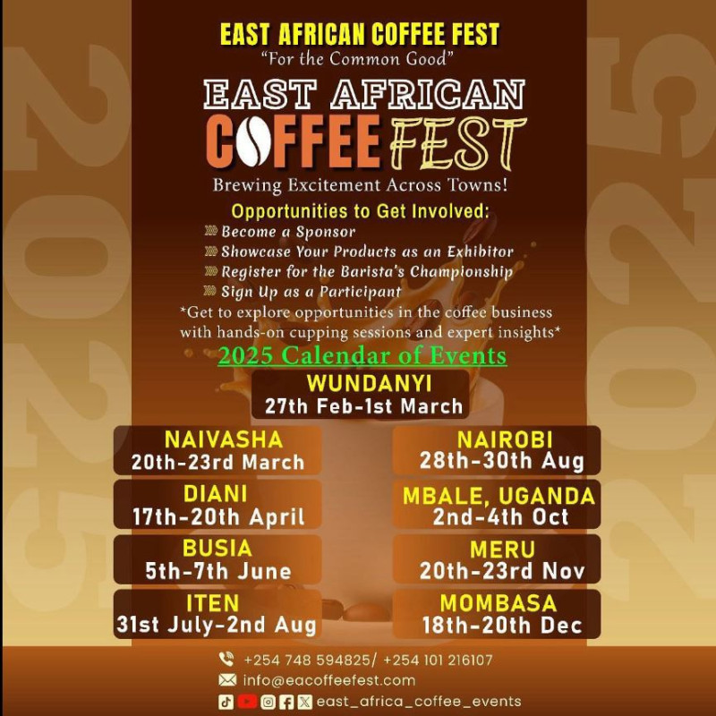 Mark your calendars for the East African Coffee Fest 2025, "For the Common Good"!
