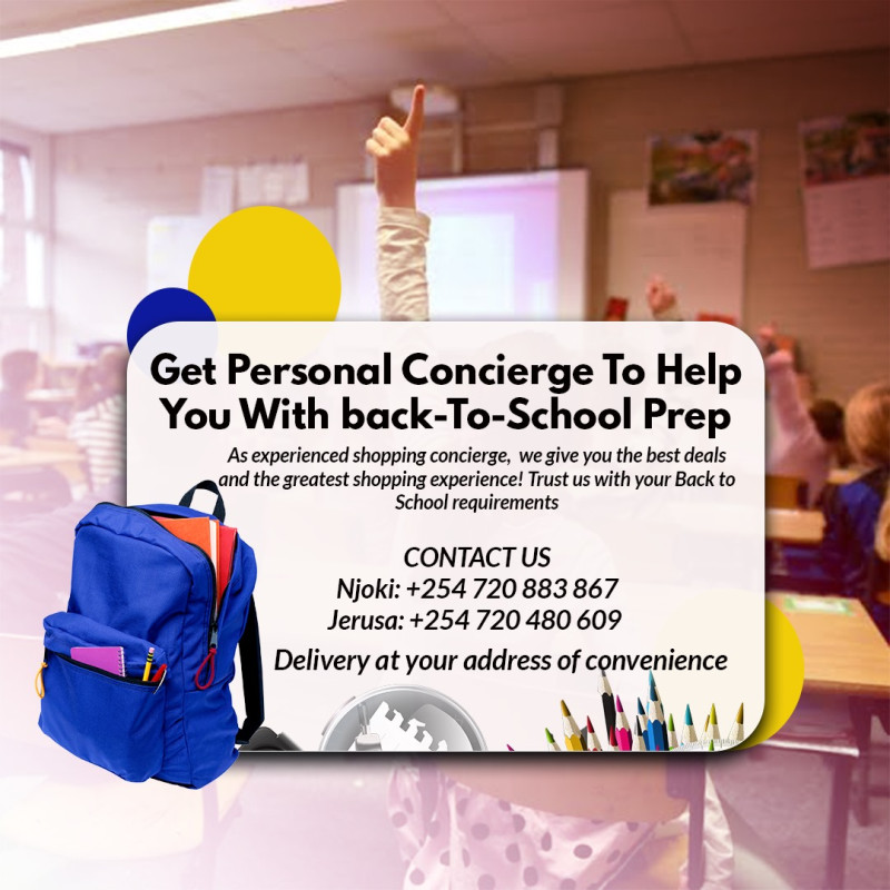 Get Personal Concierge To Help You With Back To School Prep