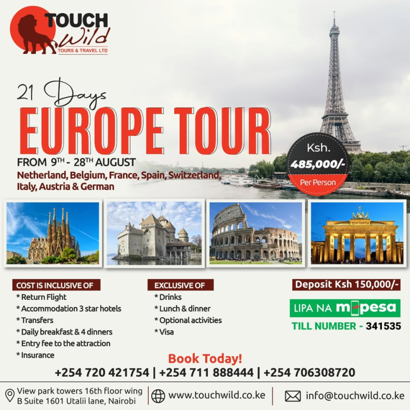 08-09 21-Day Europe Tour 2025