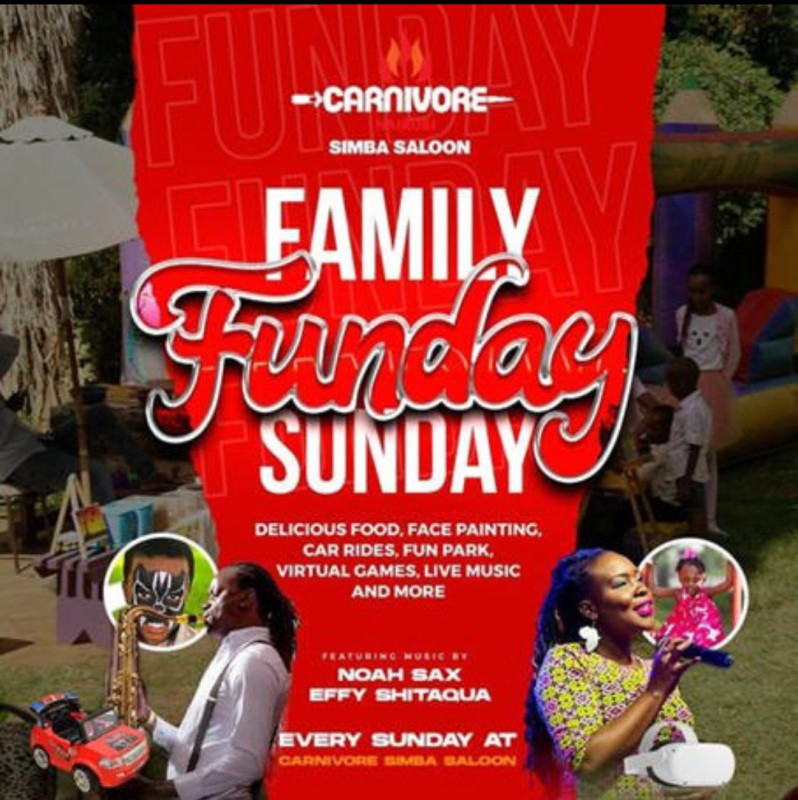 Family Funday Sunday At Carnivore Simba Saloon