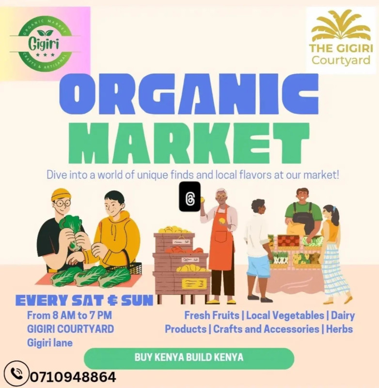 Organic Market At The Gigiri Courtyard, Gigiri Lane