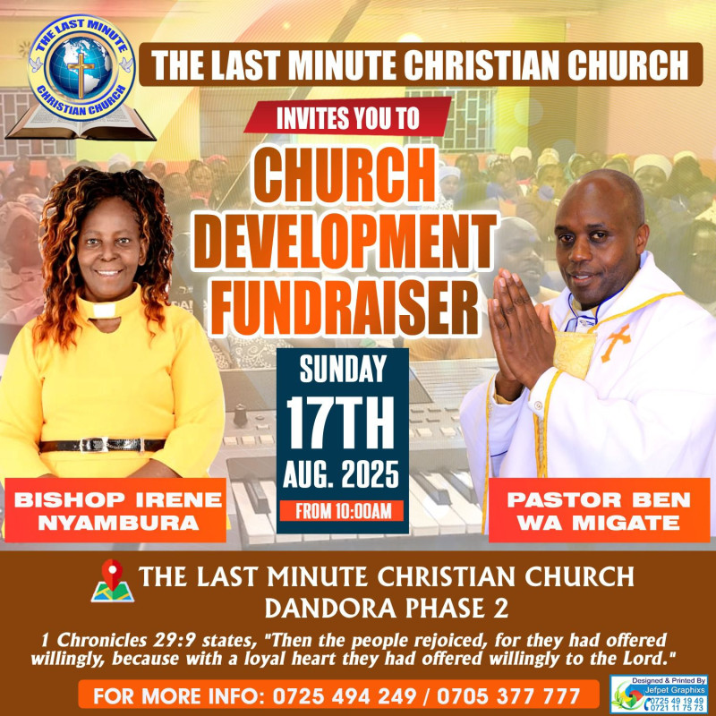 08-17 Church Development Fundraiser Dandora Phase 2