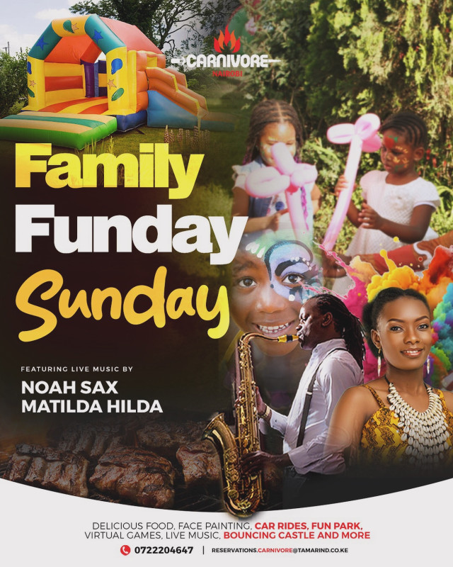 Family Funday Sunday At Carnivore Simba Saloon