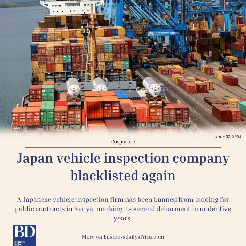 06-27 Japan Vehicle Inspection Firm Blacklisted Again!