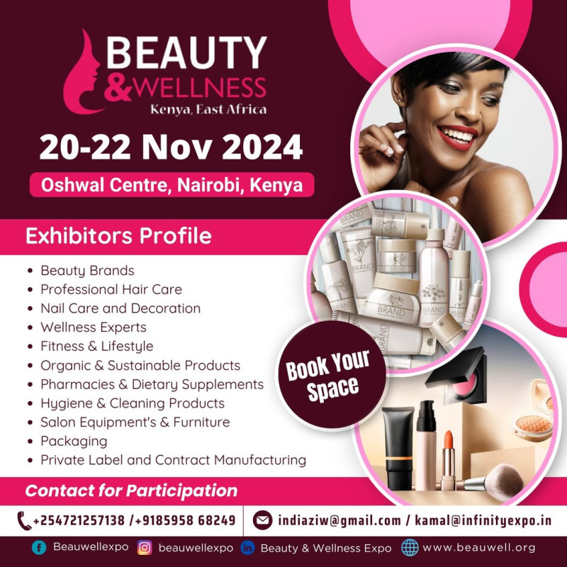 Beauty And Wellness Kenya East Africa At Oshwal Centre, Nairobi Kenya