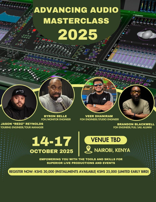 10-14 Advancing Audio Masterclass 2025