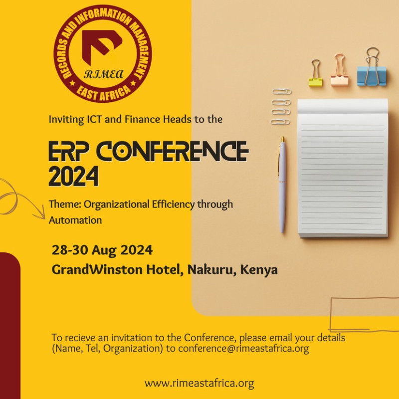 ERP Solutions Conference 2024 At Grand Winston Hotel, Nakuru