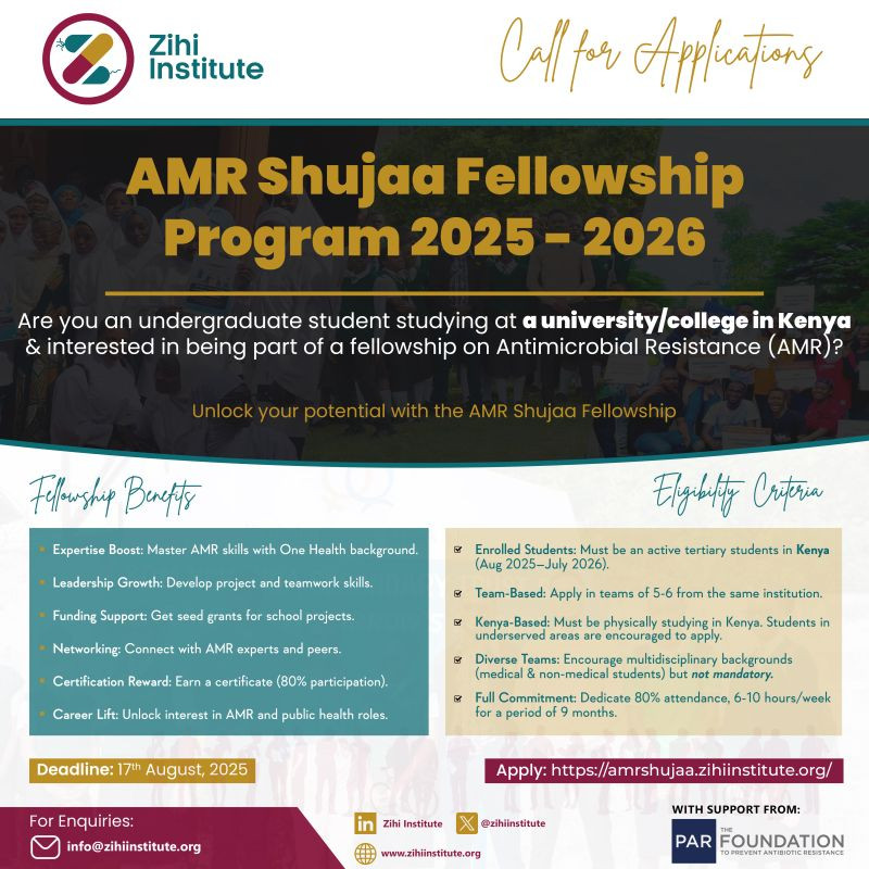 08-17 AMR Shujaa Fellowship Program 2025-2026 at Zihi Institute