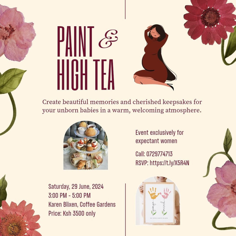 Paint And High Tea At Karen Blixen, Coffee Gardens