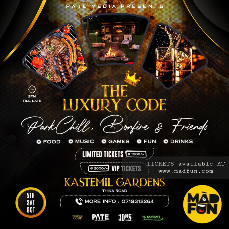The Luxury Code Park And Chill At Kastemil Gardens, Thika Road