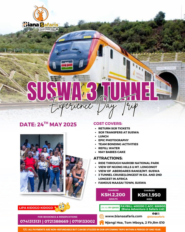 05 - 24 Biana Safaris Presents: Suswa 3-Tunnel Adventure