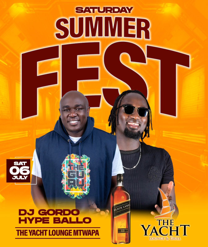 Saturday Summer Fest At The Yacht Lounge Mtwapa