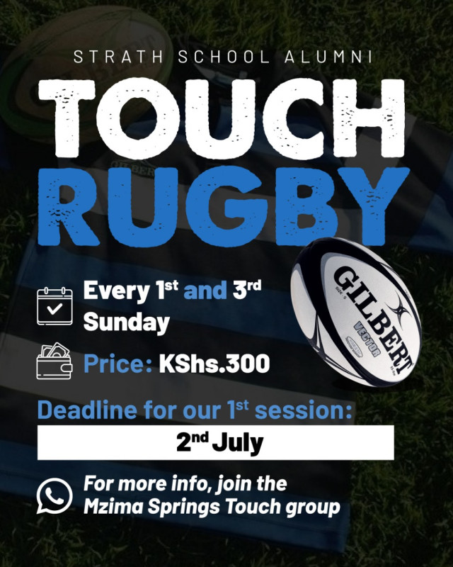 06-27 Join the fun every 1st and 3rd Sunday Rugby with Strath School Alumni