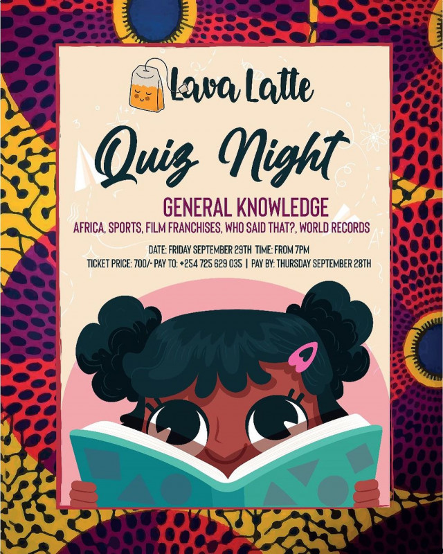 Lava Latte Quiz Night Lava Latte Lounge State House Road